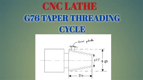 g76 thread turning method